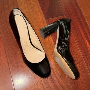 Isola patent leather heels